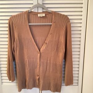 L'AGENCE Cheyenne V-Neck Cardigan -XL